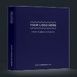 Estate Planning Binder Custom Brand Navy Blue<br><div class="desc">Designed for Estate Planners and Law and Legal firms. This binder is ideal for organizing your client's portfolio information.</div>