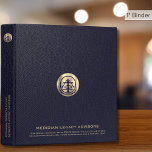 Estate Planning Binder Modern Design<br><div class="desc">Impress clients and partners with our professional modern designed estate planning binder. The blue leather print background and brushed gold logo emblem exude sophistication, making it ideal for estate planners, attorneys, and advisors. Organize and showcase your materials with confidence. Bulk orders are available with no minimum. Bulk discounts are available;...</div>