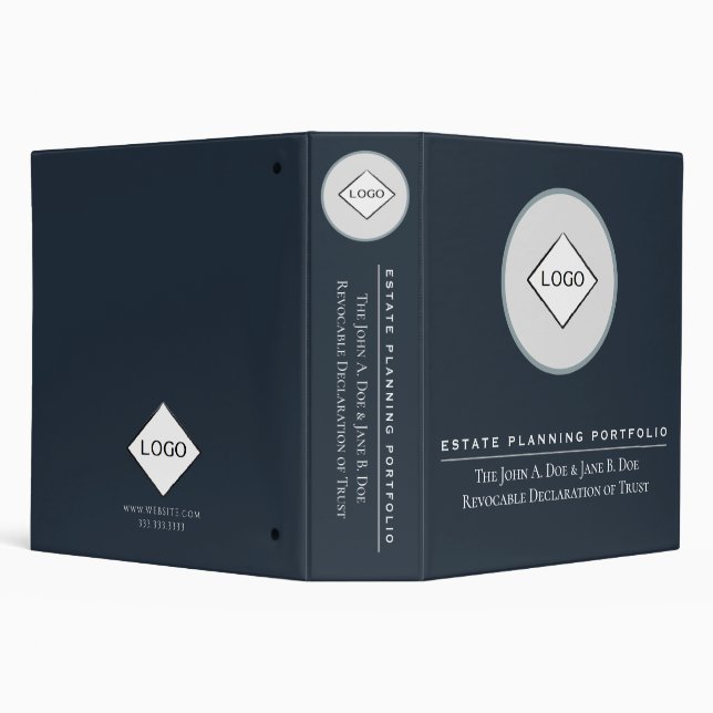 Estate Planning Binder - Navy (Background)