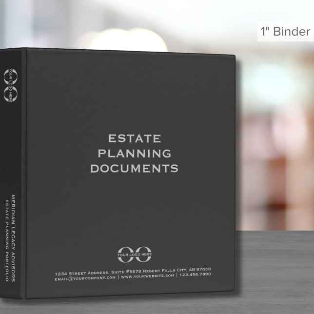 Estate Planning Binder with Custom Logo (Creator Uploaded)
