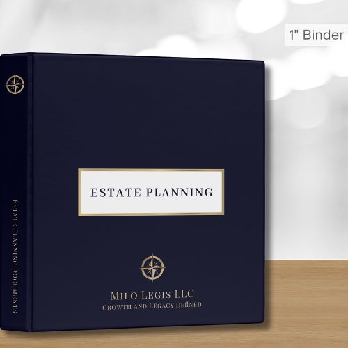 Estate Planning Binder with Custom Logo - Product | North Red Vine