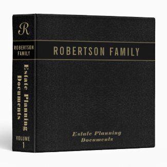 Family Records / Trust Documents Holder