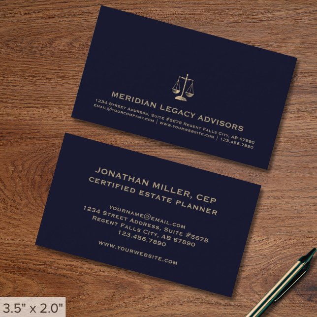 Estate Planning Business Cards (Creator Uploaded)