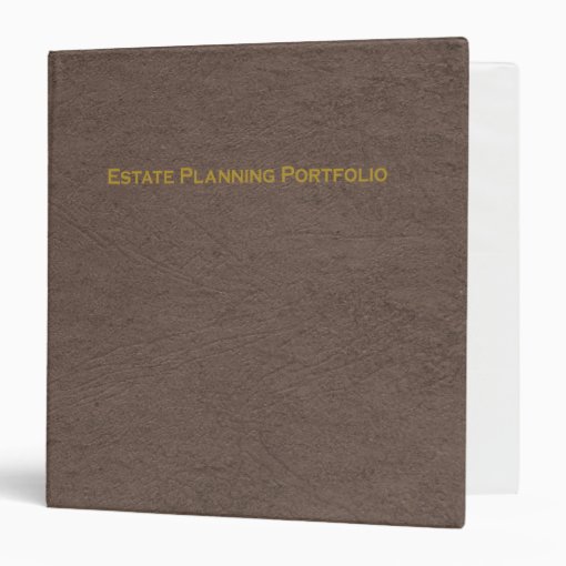 Estate Planning Portfolio binder | Zazzle