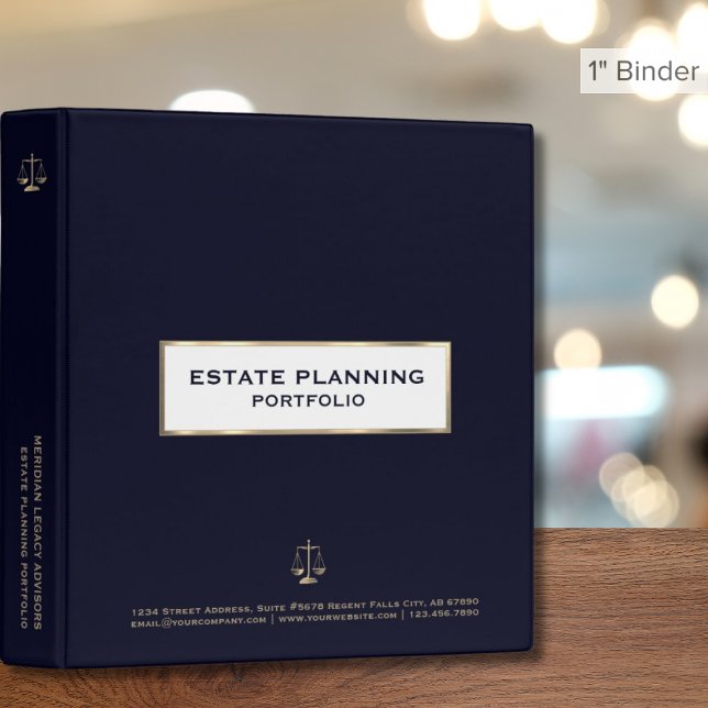 Estate Planning Portfolio Binder (Creator Uploaded)