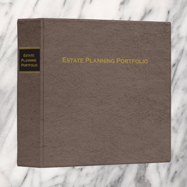 Estate Planning Portfolio binder (Creator Uploaded)