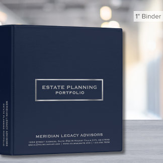 Estate Planning Portfolio Binder