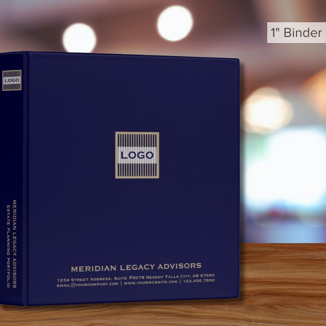 Estate Planning Portfolio Binder with Logo (Creator Uploaded)