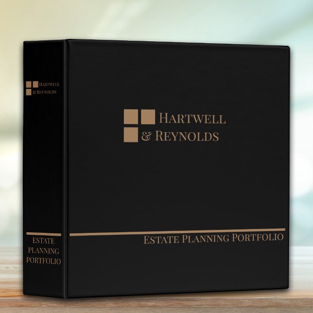 Estate Planning Portfolio Black 3 Ring Binder (Creator Uploaded)