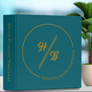 Estate Planning Portfolio - Blue 3 Ring Binder
