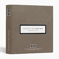 Estate Planning Portfolio Leather Logo