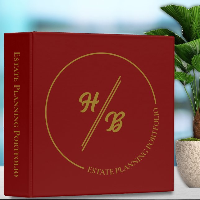 Estate Planning Portfolio - Red 3 Ring Binder (Creator Uploaded)