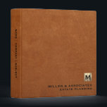 Estate Planning Portfolio Sable Leather Gold 3 Ring Binder<br><div class="desc">Designed for Estate Planners and Law and Legal firms. This binder is ideal for organizing your client's portfolio information.</div>