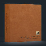 Estate Planning Portfolio Sable Leather Gold 3 Ring Binder<br><div class="desc">Designed for Estate Planners and Law and Legal firms. This binder is ideal for organizing your client's portfolio information.</div>