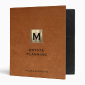 Estate Planning Portfolio 3-Ring Binders – With Tabs And Sheet Protectors - View #2