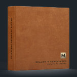 Estate Planning Portfolio Sable Leather Gold 3 Ring Binder<br><div class="desc">Designed for Estate Planners and Law and Legal firms. This binder is ideal for organizing your client's portfolio information.</div>