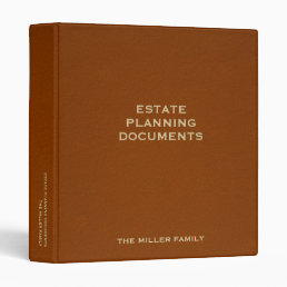Estate Planning Trust Documents 3 Ring Binder
