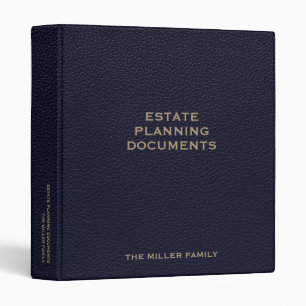 Estate Planning Trust Documents Binder