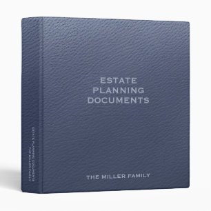 Estate Planning Trust Documents Binder