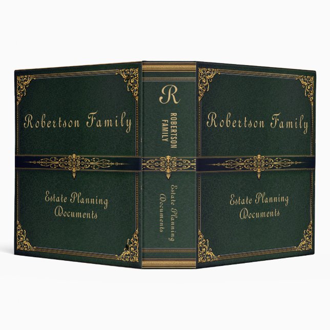 Estate Planning Wills Financial 3 Ring Binder (Background)