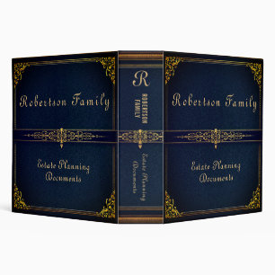 Estate Planning Wills Financial 3 Ring Binder
