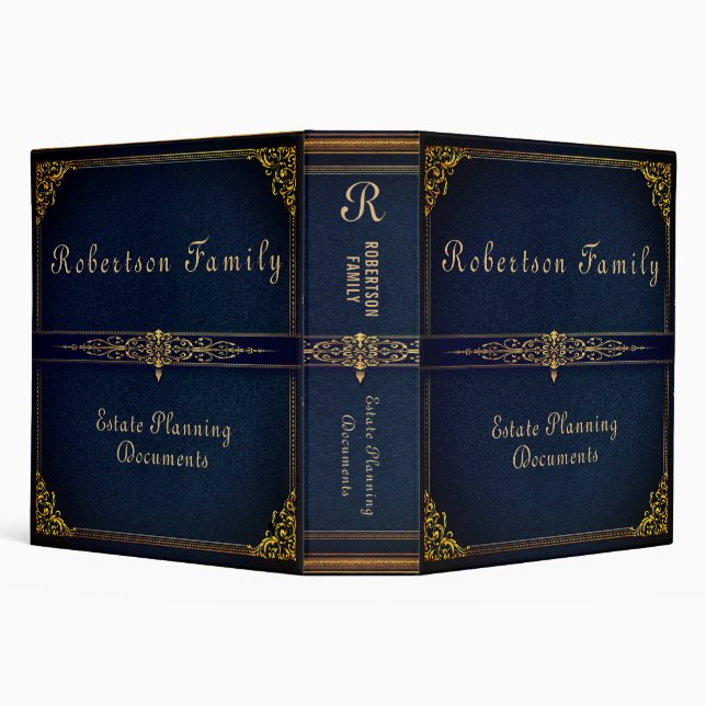Estate Planning Wills Financial 3 Ring Binder (Background)