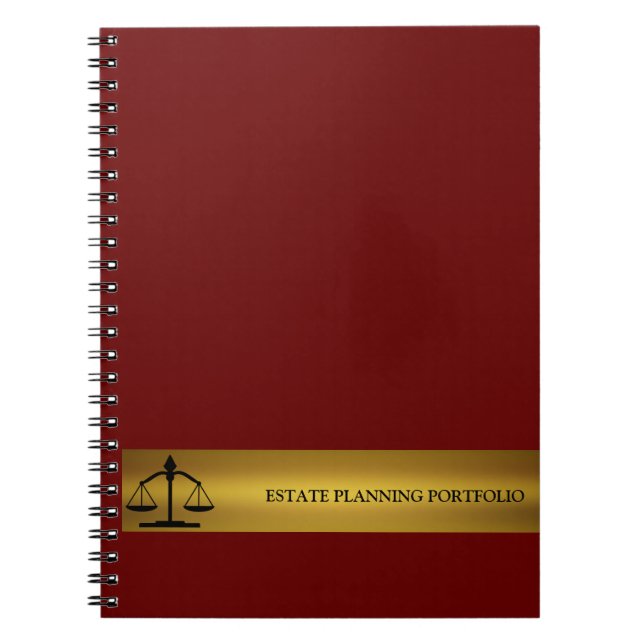 Estate Portfolio Planner Notebook (Front)