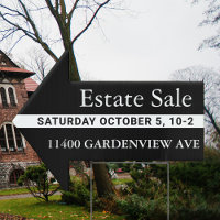 Estate Sale Custom House Auction Arrow Yard