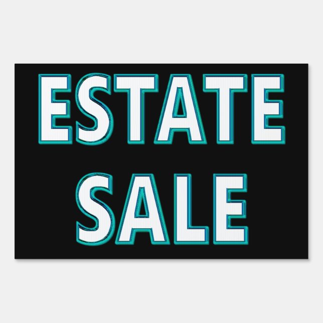 Estate Sale Sign (Front)