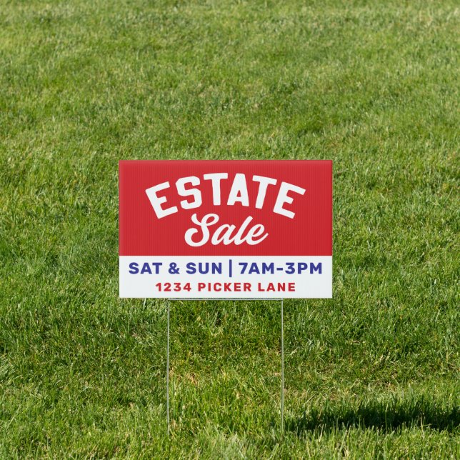 Estate Sale Sign (Insitu)