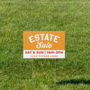 Estate Sale Sign