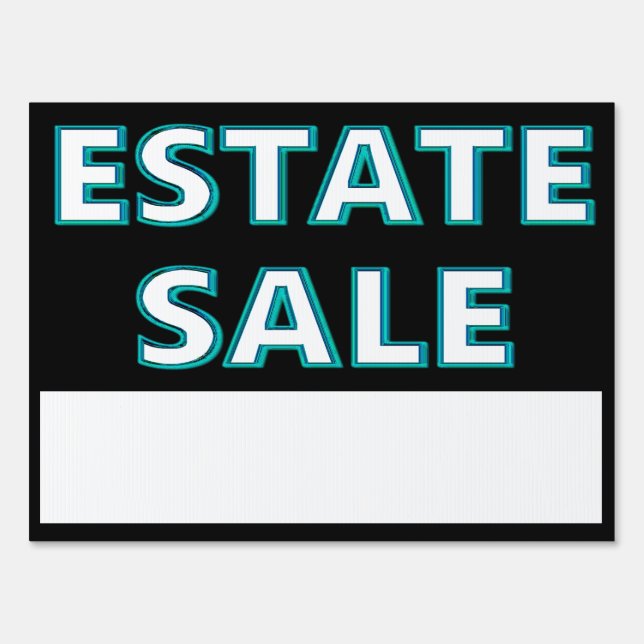 Estate Sale Sign (Front)