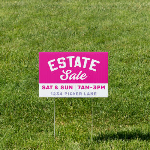 Estate Sale Sign
