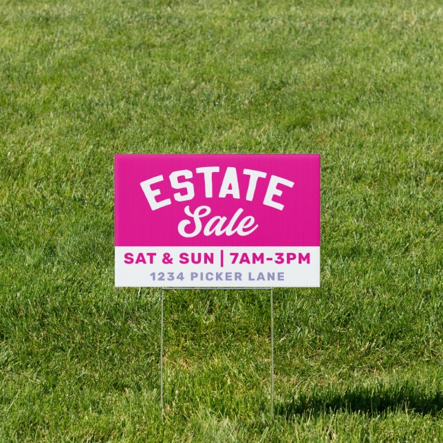 Estate Sale Sign (Insitu)