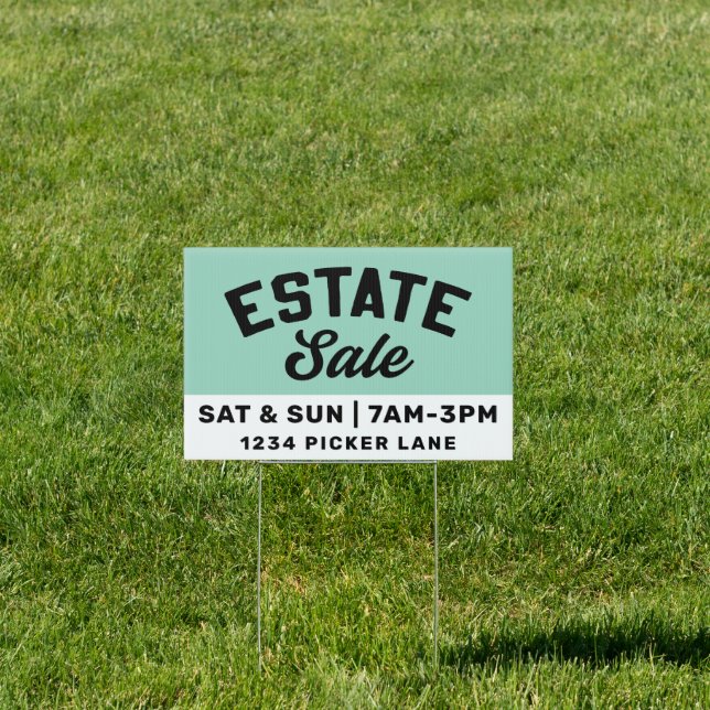 Estate Sale Sign (Insitu)