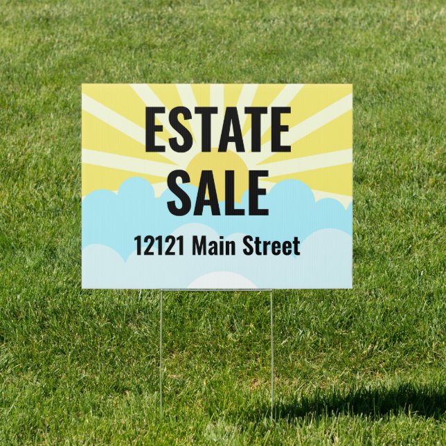 Estate Sale Sunshine Sign (Insitu)