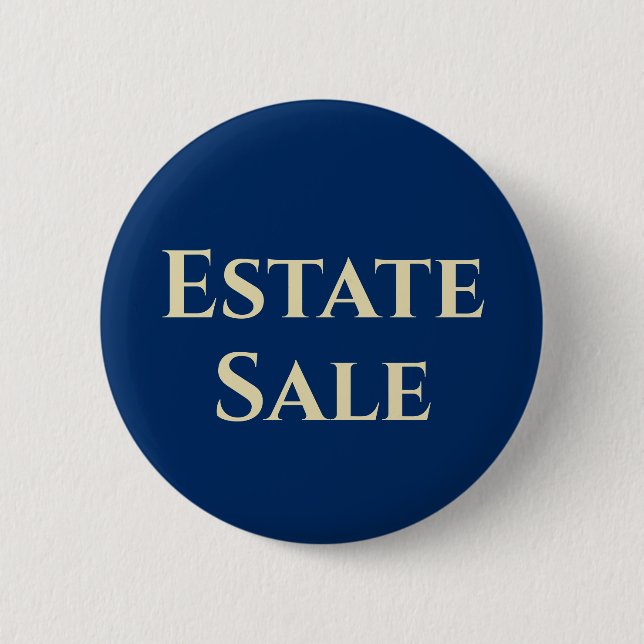 Estate Sale Support Button (Front)
