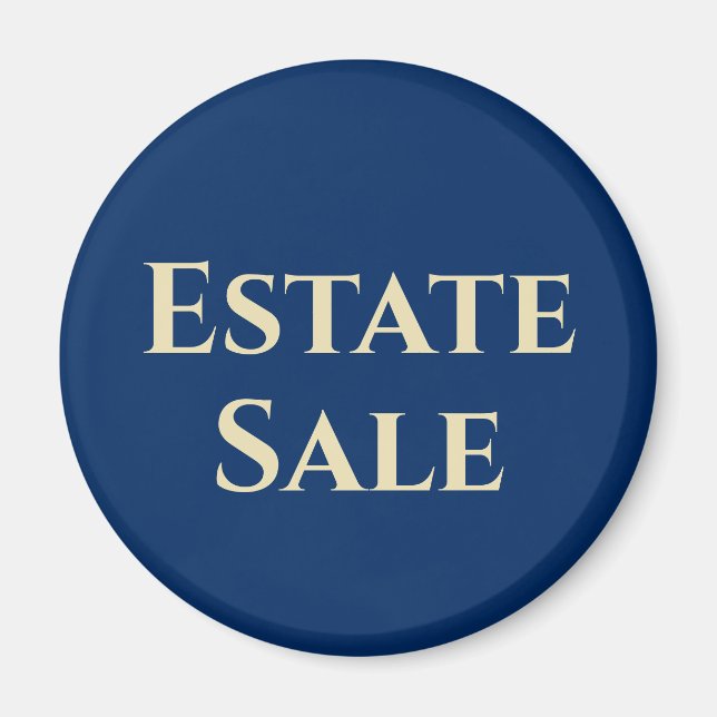 Estate Sale Support Magnet (Front)