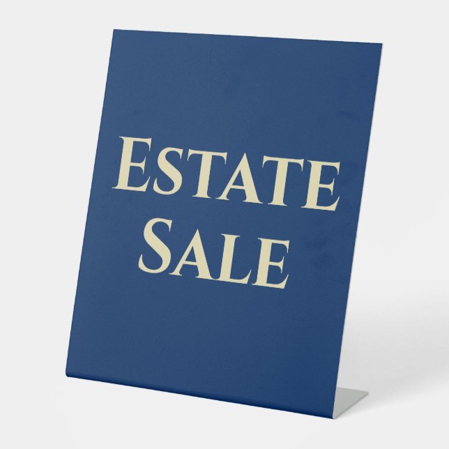 Estate Sale Support Pedestal Sign (Front)