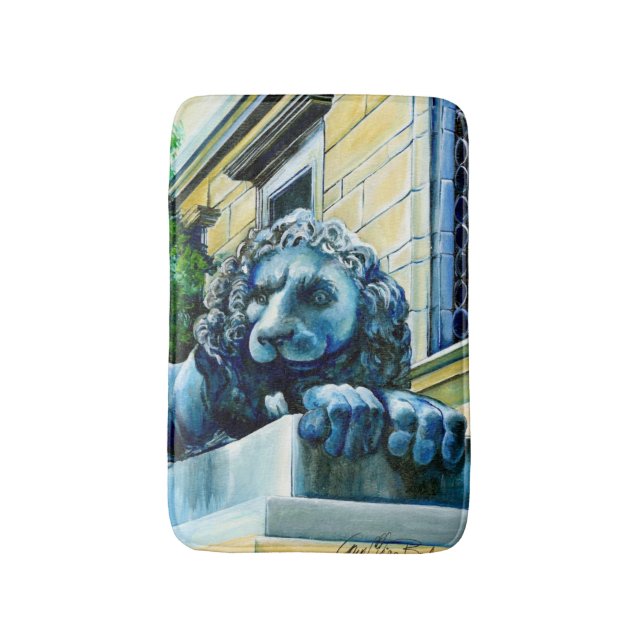 Esteemed Feline Bathroom Mat (Front Vertical)