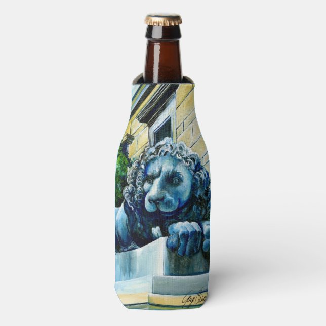 Esteemed Feline Bottle Cooler (Bottle Front)