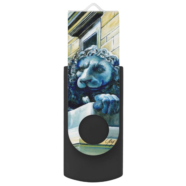 Esteemed Feline Flash Drive (Front Vertical)