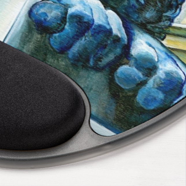Esteemed Feline Gel Mouse Pad (Right Side)