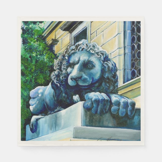 Esteemed Feline Paper Napkins (Front)