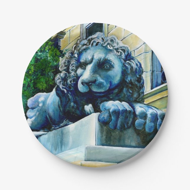 Esteemed Feline Paper Plates (Front)