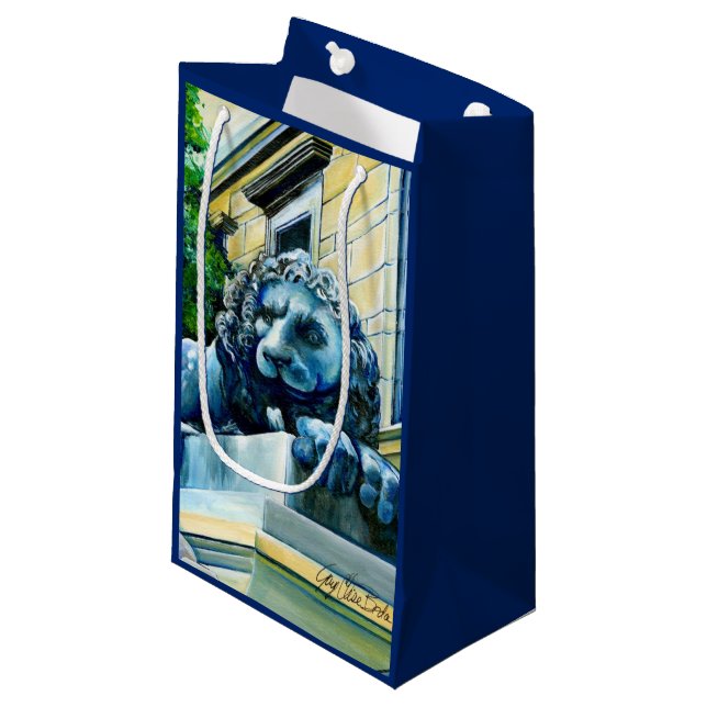 Esteemed Feline Small Gift Bag (Front Angled)