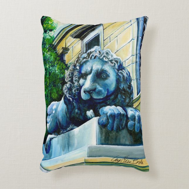 Esteemed Feline, Washington DC, USA Accent Pillow (Front(Vertical))