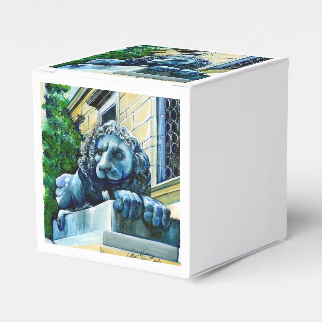 Esteemed Feline, Washington DC, USA Favor Boxes (Front Side)