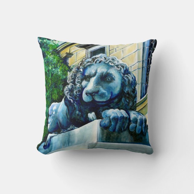 Esteemed Feline, Washington DC, USA Throw Pillow (Front)