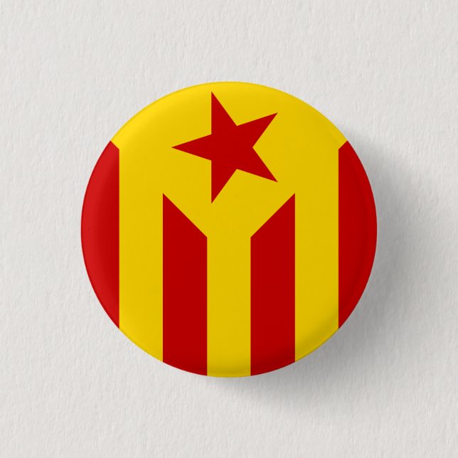 Estelada (red version) button (Front)